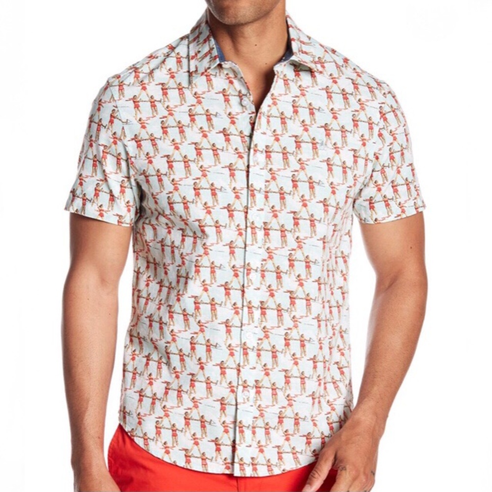 ORIGINAL PENGUIN Water Ski Girls Woven Shirt